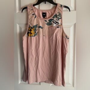Vans Light Pink Floral Tank Top
